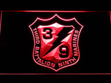 3rd Battalion 9th Marines LED Neon Sign USB - Red - TheLedHeroes