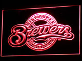 FREE Milwaukee Brewers (2) LED Sign - Red - TheLedHeroes