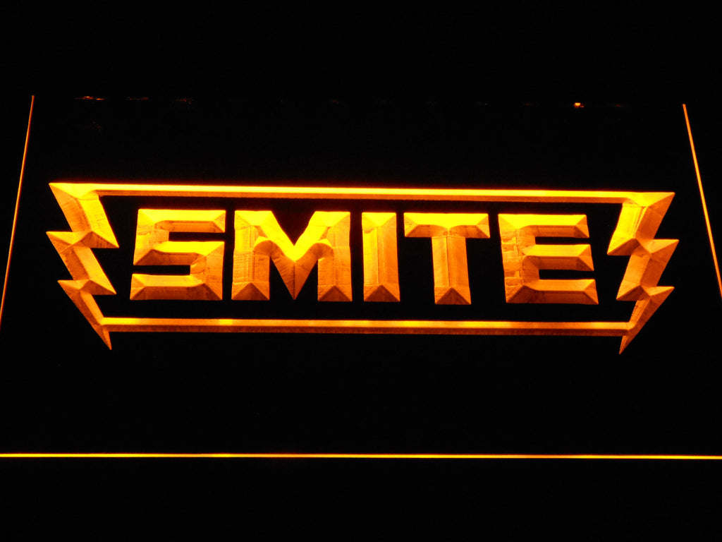 Smite LED Sign - Yellow - TheLedHeroes