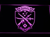 3rd Battalion 23rd Marines LED Neon Sign Electrical - Purple - TheLedHeroes