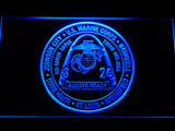 FREE 3rd Battalion 24th Marines LED Sign - Blue - TheLedHeroes