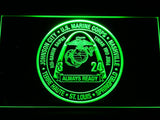 3rd Battalion 24th Marines LED Neon Sign USB - Green - TheLedHeroes