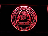 3rd Battalion 24th Marines LED Neon Sign USB - Red - TheLedHeroes