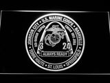 3rd Battalion 24th Marines LED Neon Sign USB - White - TheLedHeroes