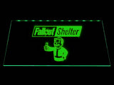 FREE Fallout Shelter (2) LED Sign - Green - TheLedHeroes