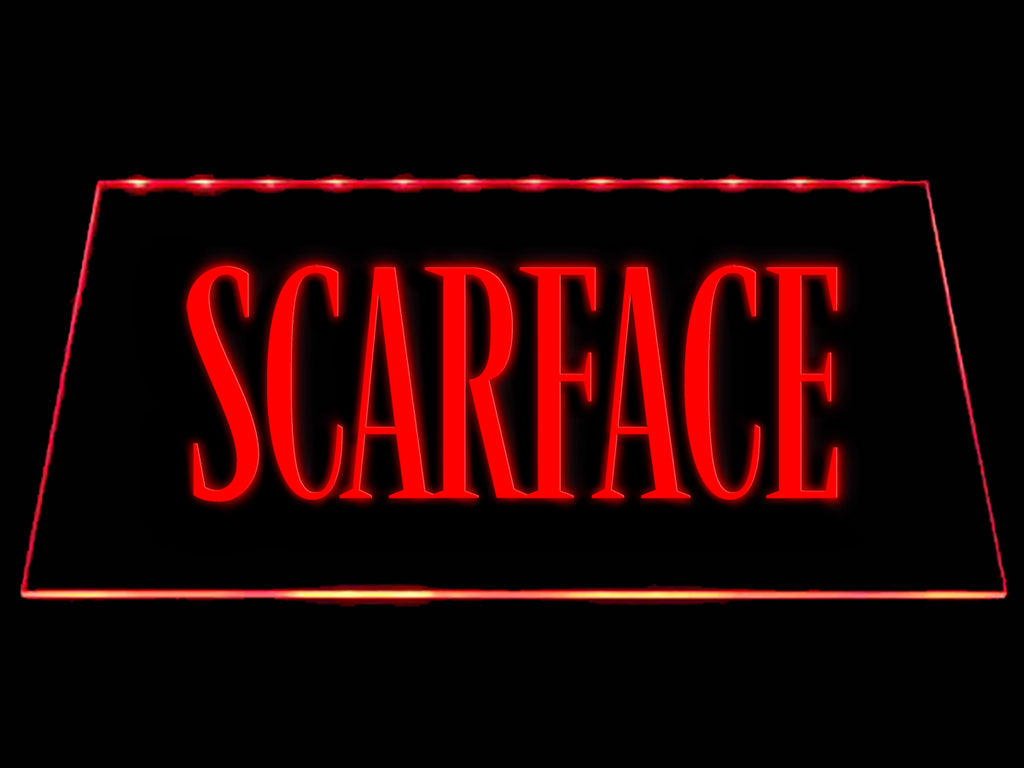 FREE Scarface LED Sign - Red - TheLedHeroes