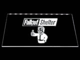 FREE Fallout Shelter (2) LED Sign - White - TheLedHeroes