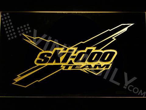 FREE Ski-doo Team LED Sign - Yellow - TheLedHeroes