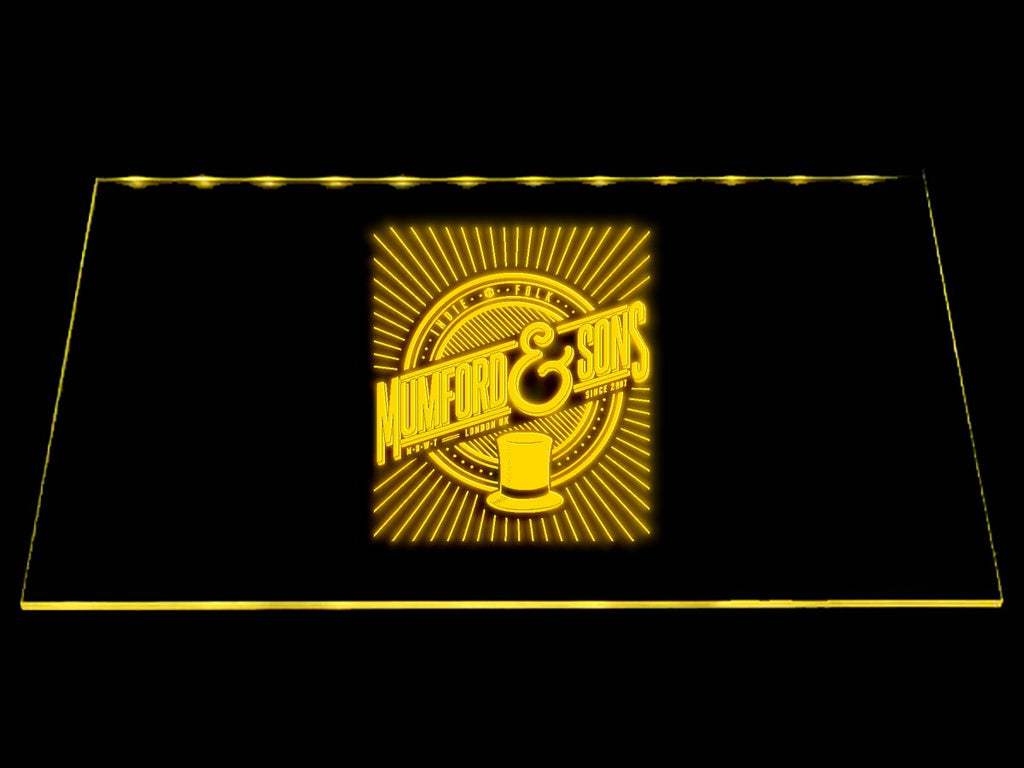 Mumford and Sons LED Neon Sign Electrical - Yellow - TheLedHeroes