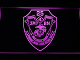 FREE 3rd Battalion 25th Marines LED Sign - Purple - TheLedHeroes