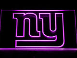 New York Giants (2) LED Neon Sign USB - Purple - TheLedHeroes
