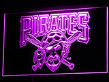 Pittsburgh Pirates (2) LED Neon Sign USB - Purple - TheLedHeroes