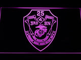 3rd Battalion 25th Marines LED Neon Sign USB - Purple - TheLedHeroes