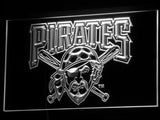 Pittsburgh Pirates (2) LED Neon Sign USB - White - TheLedHeroes