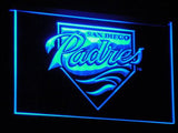 San Diego Padres (2) LED Neon Sign Electrical - Blue - TheLedHeroes