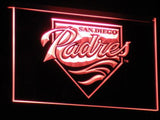 San Diego Padres (2) LED Neon Sign USB - Red - TheLedHeroes