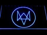 Watch Dogs Logo LED Neon Sign Electrical - Blue - TheLedHeroes