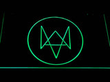 Watch Dogs Logo LED Neon Sign Electrical - Green - TheLedHeroes