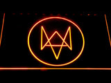 Watch Dogs Logo LED Neon Sign USB - Orange - TheLedHeroes