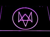 Watch Dogs Logo LED Neon Sign USB - Purple - TheLedHeroes