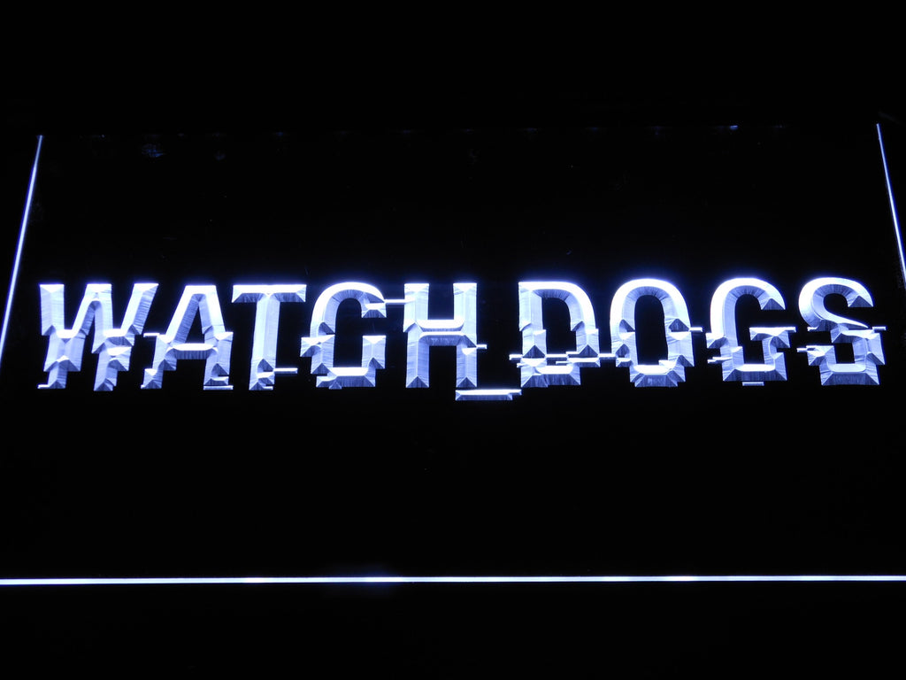 Watch Dogs LED Neon Sign USB - White - TheLedHeroes