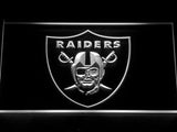 Oakland Raiders LED Sign - White - TheLedHeroes