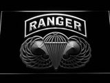 United States Army Rangers LED Neon Sign USB - White - TheLedHeroes