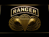 United States Army Rangers LED Neon Sign Electrical - Yellow - TheLedHeroes