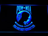 National League of Families POW/MIA LED Neon Sign Electrical - Blue - TheLedHeroes