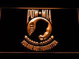 National League of Families POW/MIA LED Neon Sign Electrical - Orange - TheLedHeroes