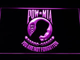 National League of Families POW/MIA LED Neon Sign Electrical - Purple - TheLedHeroes
