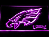 Philadelphia Eagles (2) LED Neon Sign Electrical - Purple - TheLedHeroes