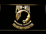National League of Families POW/MIA LED Neon Sign Electrical - Yellow - TheLedHeroes
