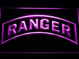 United States Army Rangers (2) LED Neon Sign Electrical - Purple - TheLedHeroes