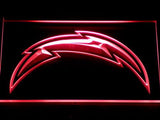 San Diego Chargers (2) LED Neon Sign Electrical - Red - TheLedHeroes