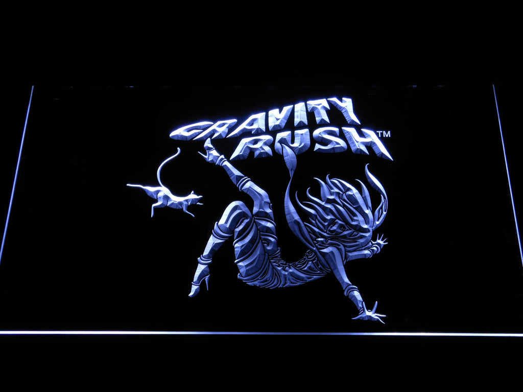 Gravity Rush LED Neon Sign Electrical - White - TheLedHeroes