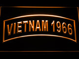 United States Army Vietnam 1966 LED Neon Sign Electrical - Orange - TheLedHeroes