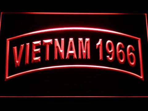 United States Army Vietnam 1966 LED Neon Sign Electrical - Red - TheLedHeroes