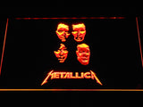 FREE Metallica (6) LED Sign - Orange - TheLedHeroes