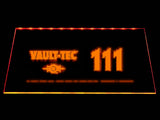 FREE Fallout Vault-Tec 111 LED Sign - Orange - TheLedHeroes