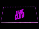 Fight Club LED Neon Sign USB - Purple - TheLedHeroes