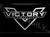 FREE Victory Motorcycles LED Sign - White - TheLedHeroes