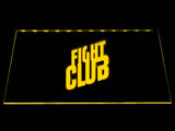 Fight Club LED Neon Sign USB - Yellow - TheLedHeroes