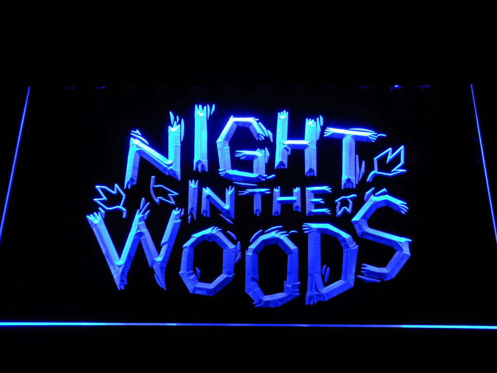 Night in the woods LED Neon Sign Electrical - Blue - TheLedHeroes