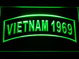 FREE United States Army Vietnam 1969 LED Sign - Green - TheLedHeroes