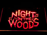 FREE Night in the woods LED Sign - Red - TheLedHeroes