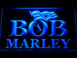 Bob Marley LED Neon Sign USB - Blue - TheLedHeroes