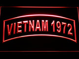 United States Army Vietnam 1972 LED Neon Sign Electrical - Red - TheLedHeroes