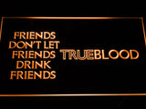 True Blood LED Neon Sign USB - Orange - TheLedHeroes