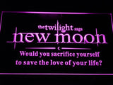 Twilight New Moon (2) LED Neon Sign USB - Purple - TheLedHeroes